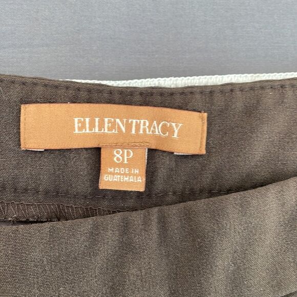 Elena Tracy brown dress pants to their pockets size women’s 8P - Picture 5 of 7